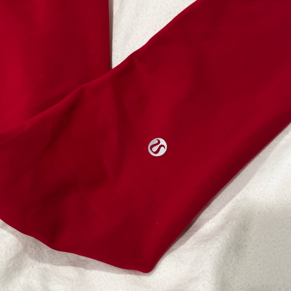 Lululemon Athletica Vibrant Red Leggings